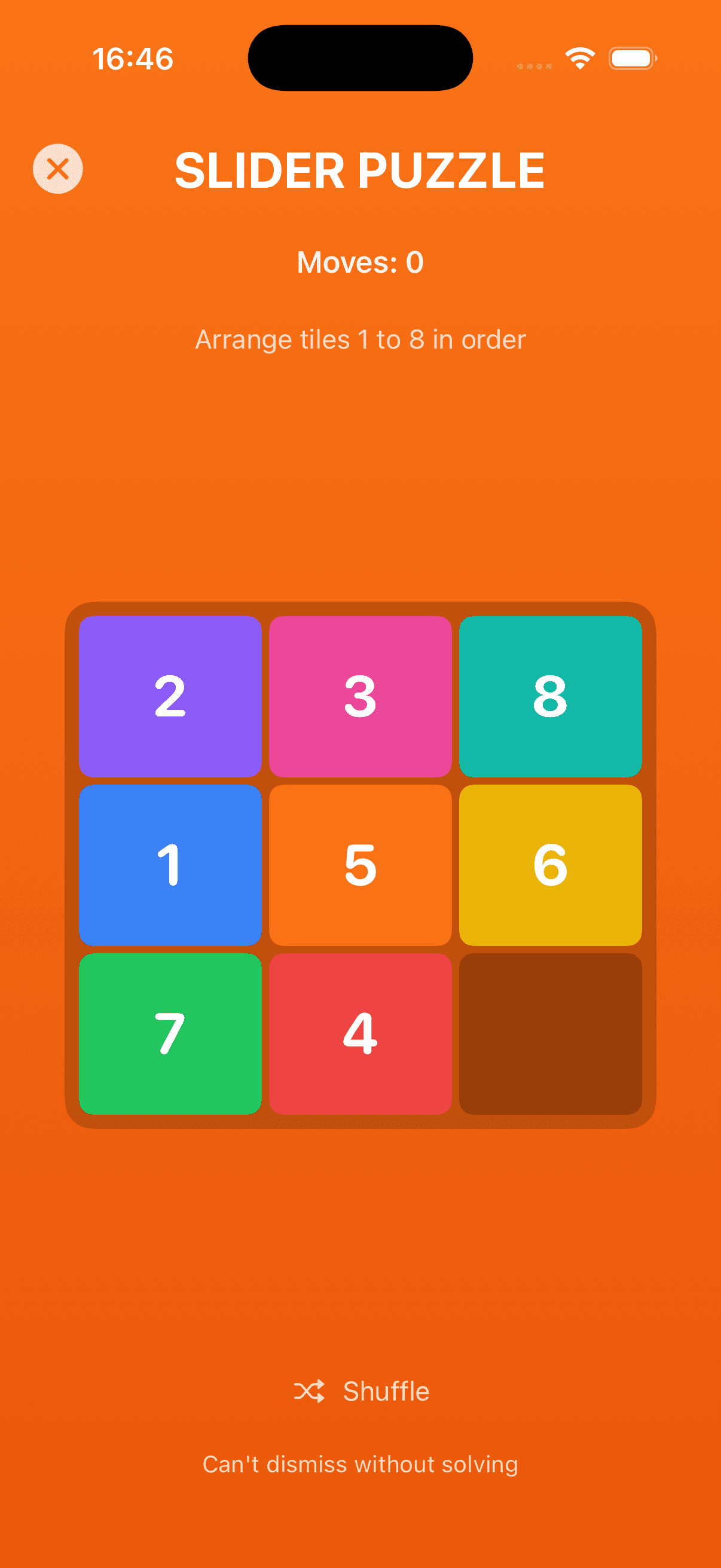 Pattern sequence wake-up game requiring players to repeat shown sequence